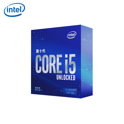 英特尔（Intel）i5-10600KF 6核12线程 盒装CPU处理器