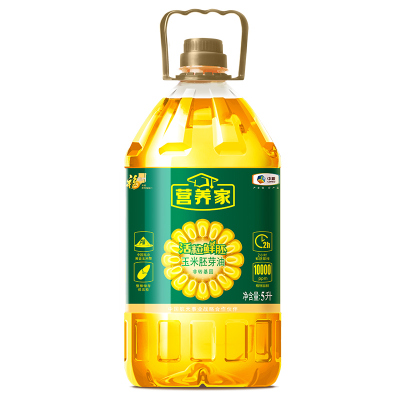 福临门营养家活粒鲜胚玉米胚芽油 5L