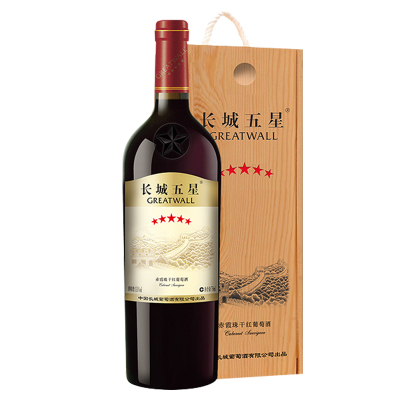 中粮长城五星13.5度赤霞珠750ml