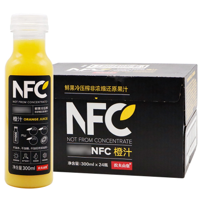 农夫山泉NFC橙汁300ml