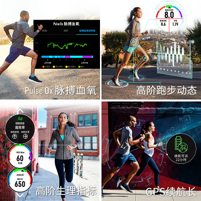 Garmin佳明Forerunner245高阶跑步心率户外手表旗舰新品首发（神秘灰）