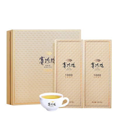 八马茶叶 赛珍珠1000 安溪浓香型铁观音乌龙茶 礼盒装150g