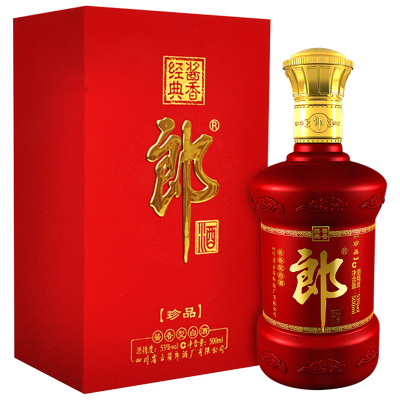 郎酒 珍品郎53度 单瓶装白酒500mL 酱香型