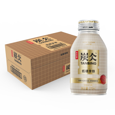 农夫山泉炭仌低糖拿铁浓咖啡饮料 1*15*270ml-纸箱装