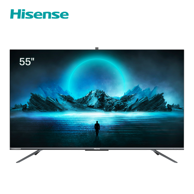 海信(Hisense)社交电视 55E5F 4K超高清 AI智能声控 六路视频通话 滤镜萌拍 杜比全景声 液晶智能电视机