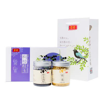 野生黑枸杞桂花搭配 75g/盒