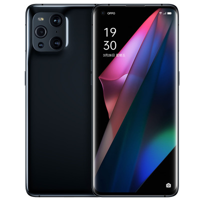 OPPO Find X3 镜黑 8GB+256GB 5G数字移动电话机 全网通