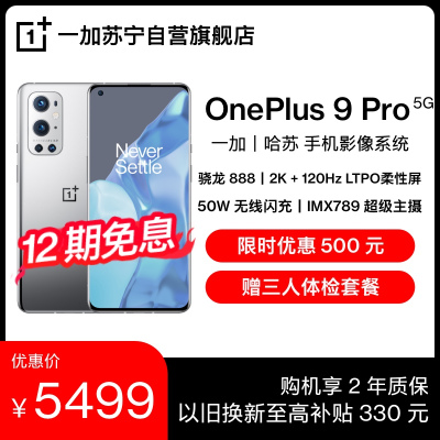 OnePlus 9 Pro 闪银 12GB+256GB