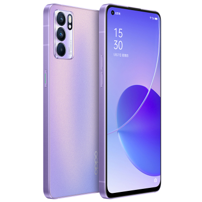 OPPO Reno6 12+256GB 星黛紫 5G 6400万水光四摄 65W超级闪充 90Hz高感屏 拍照游戏手机