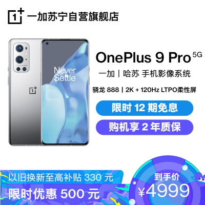 OnePlus 9 Pro 闪银 8GB+256GB