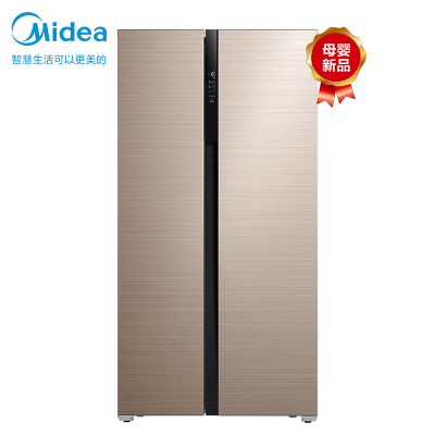 美的（Midea）BCD-635WKPZM(E)爵士棕 635升对开门冰箱