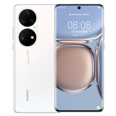 华为/HUAWEI P50 Pro 8GB+256GB 雪域白 搭载HarmonyOS 2 麒麟9000旗舰芯片 手机