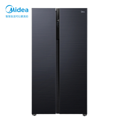 【品牌自营】美的(Midea)冰箱对开门630升双开门19分钟急速净味抗菌智能冰箱风冷无霜BCD-630WKPZM(E)