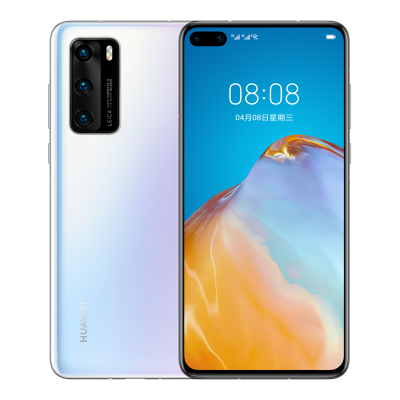 华为(HUAWEI) 华为P40 5G全网通 8GB+128GB 零度白 麒麟990 后置徕卡三摄 移动联通电信5G手机