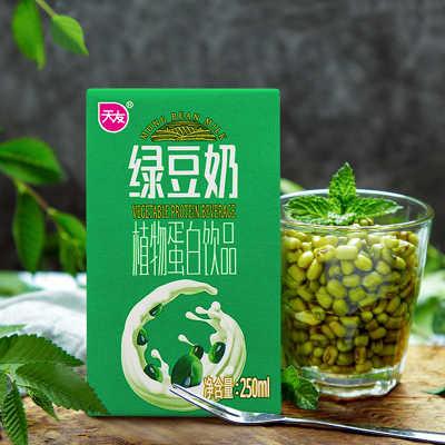 天友绿豆奶250ml*24盒植物蛋白饮品