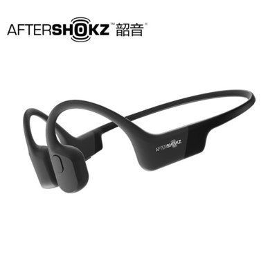 AFTERSHOKZ韶音AS800 AEROPEX 骨传导 蓝牙耳机 运动无线耳骨传导耳机 跑步骑行 曜夜黑