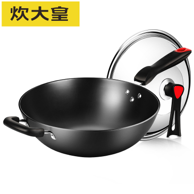 炊大皇(COOKER KING) 传世不锈铸铁炒锅32cm C32D2