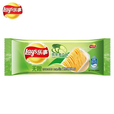 乐事无限薯片原味40g休闲膨化食品