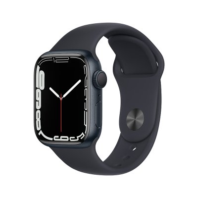 MKMX3CH/A Apple Watch Series 7 GPS版 41mm 午夜色铝金属表壳 午夜色运动型表带