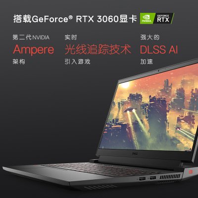 戴尔（DELL）G15-5510-1866B I7-10870H/16G/512G/6G RXT3060/165HZ