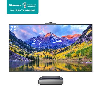 海信(Hisense)电视旗舰店 75L9F 75英寸全色社交激光电视护眼 4KHDR 杜比全景音效 AI智能语音