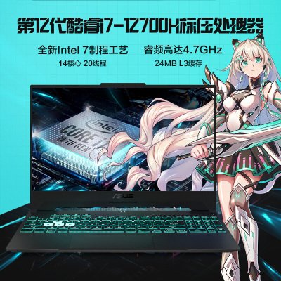 华硕天选3 i7-12700H RTX 3060-副