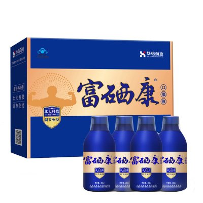 北大富硒康口服液250ml*4瓶礼盒装