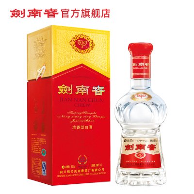 剑南春 白酒 52度 水晶剑南春 500ml