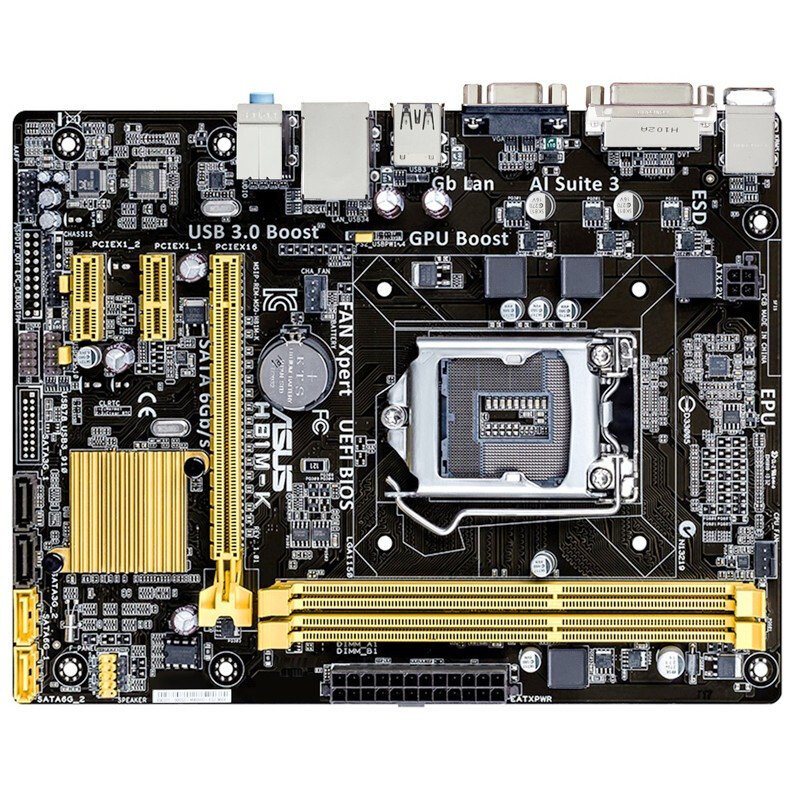 华硕(Asus) H81M-K主板 华硕H81（Intel H81/LGA 1150）