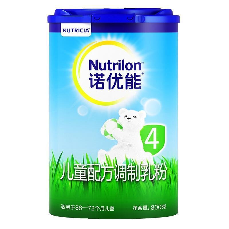 诺优能(Nutrilon) 幼儿配方奶粉4段800g/克 荷兰原装进口