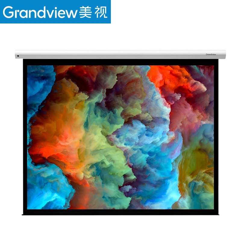 GRANDVIEW 美视 120寸 4:3 莎芭智能电动投影幕布 白塑幕 CB-MI120