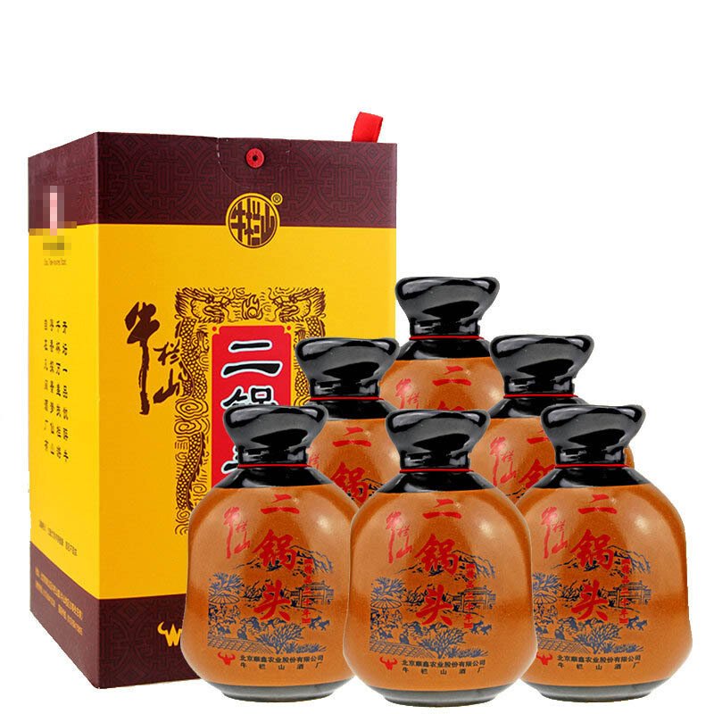 牛栏山二锅头精品二十年20年 53度 清香型 500ml 6瓶箱装配仨袋