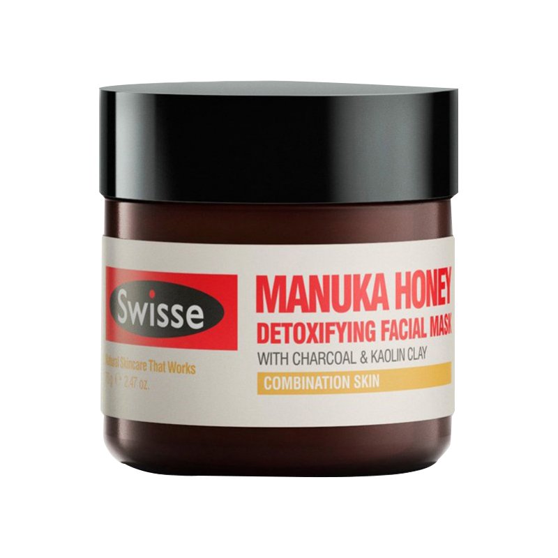 澳洲直邮Swisse Manuka Honey麦卢卡蜂蜜 排毒面膜 控油 保湿 70g