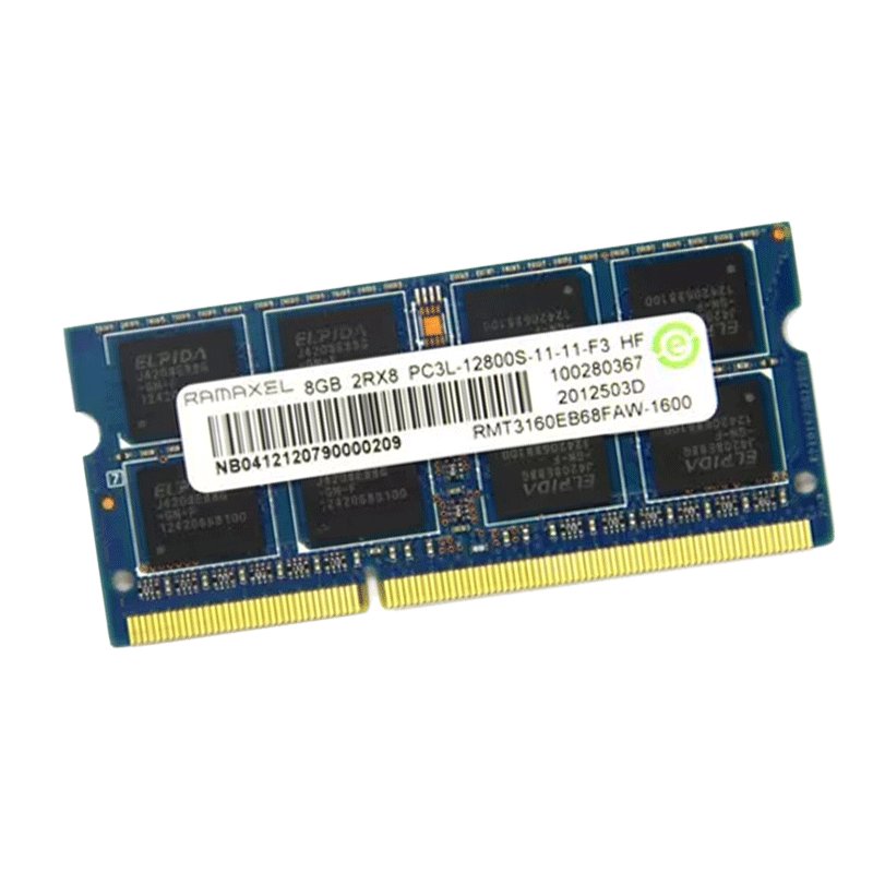 联想 hp 记忆科技（Ramaxel ）8G DDR3L 1600笔记本内存PC3L-12800S