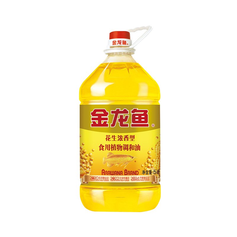 金龙鱼 浓香食用植物调和油5L / 花生浓香食用调和油 5L