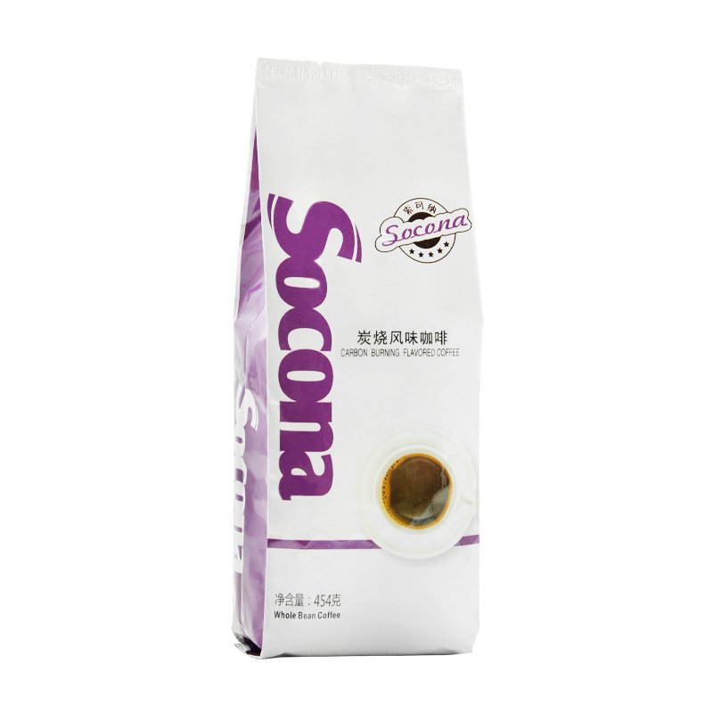 Socona红牌精选 碳烧咖啡豆 原装进口炭烧咖啡粉454g