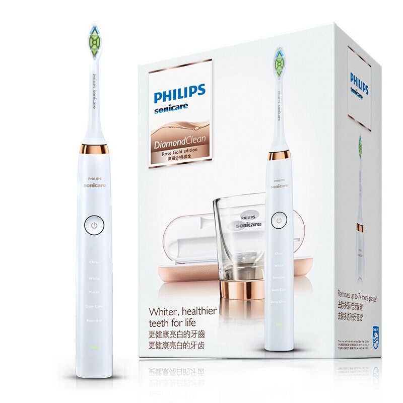 飞利浦（PHILIPS）电动牙刷 HX9312/02成人 声波式牙刷充电式自动牙刷钻石系列(高端) HX9312/02