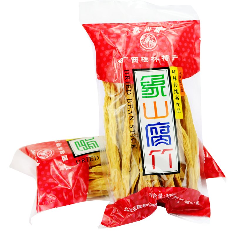 【中华特色馆】桂林馆 象山腐竹300g 广西桂林特产 素食豆制品原浆腐竹