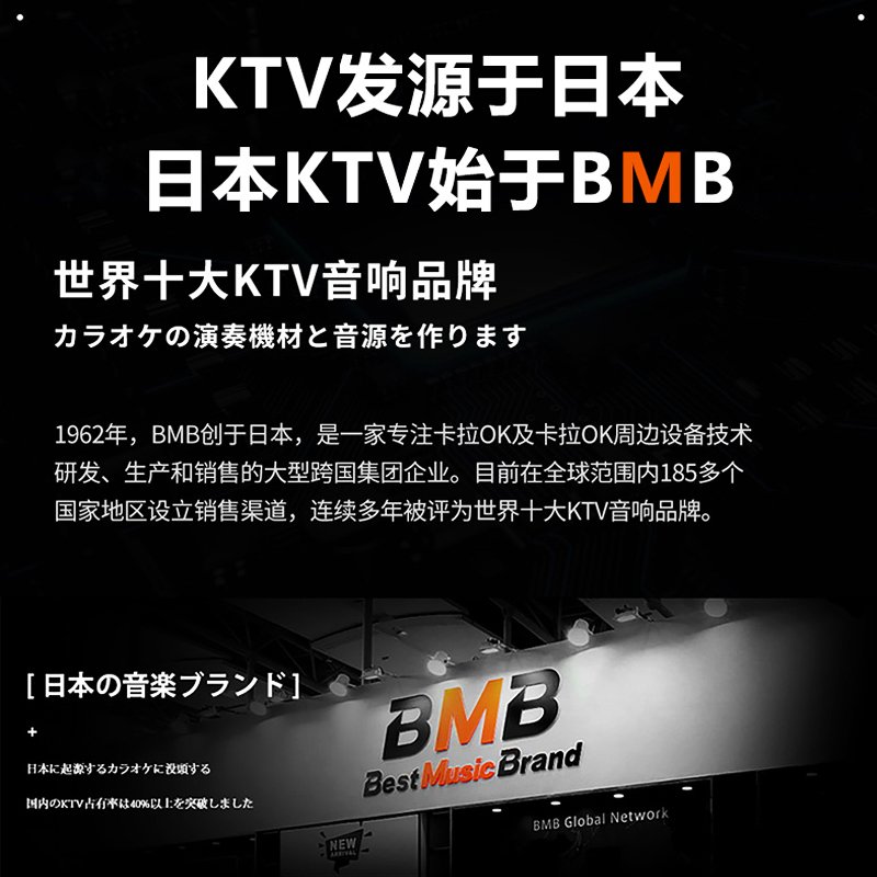 BMB500家庭卡拉OK音箱套 家庭KTV音箱套装 KTV音响套装家用KTV套装家用卡拉OK套装