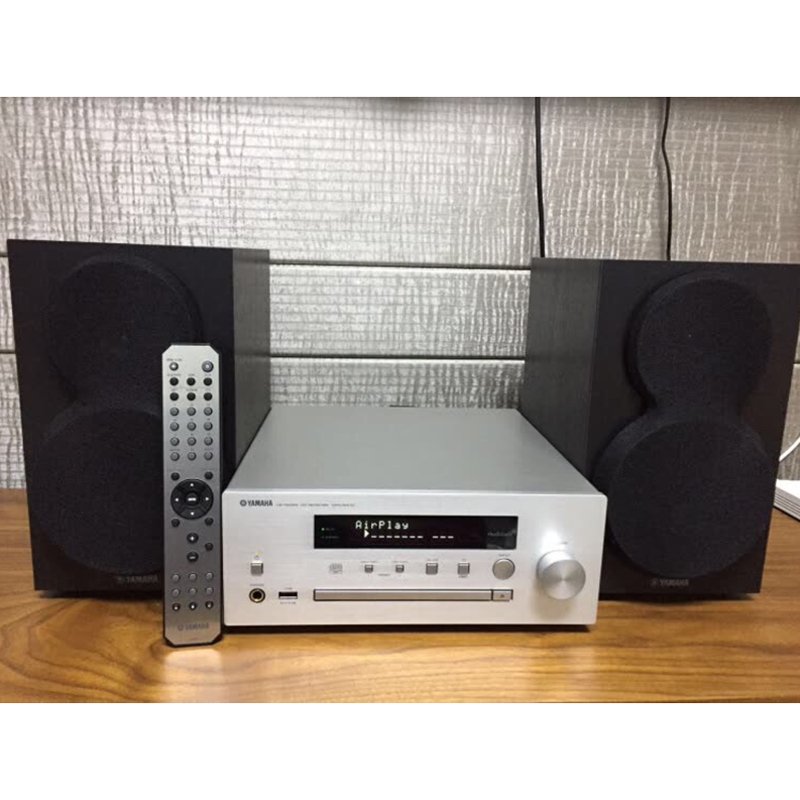 雅马哈(YAMAHA)MCR-N470 组合2.0音响CD机 蓝牙收音USB音箱套装