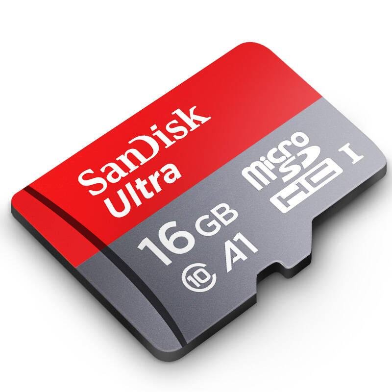 闪迪(SanDisk)TF卡16G高速98MB/S C10 小米华为三星oppo手机内存卡监控摄像头存储卡16g