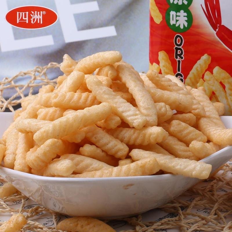 四洲虾条原味80g