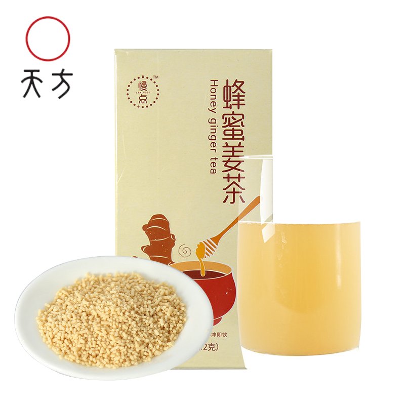 【中华特色】池州馆 【买五送一】慢点蜂蜜姜茶 180g/盒 老姜茶内含15小袋 姜汤 速溶冲剂 华东