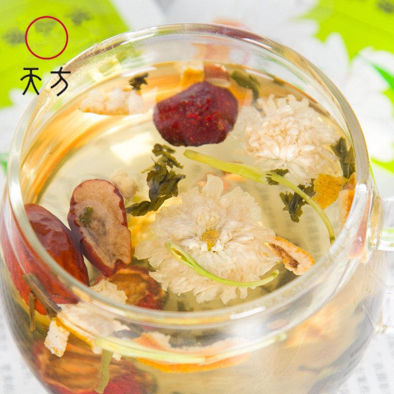 天方100g八宝菊花茶 八种原料 内含小袋装冲饮方便