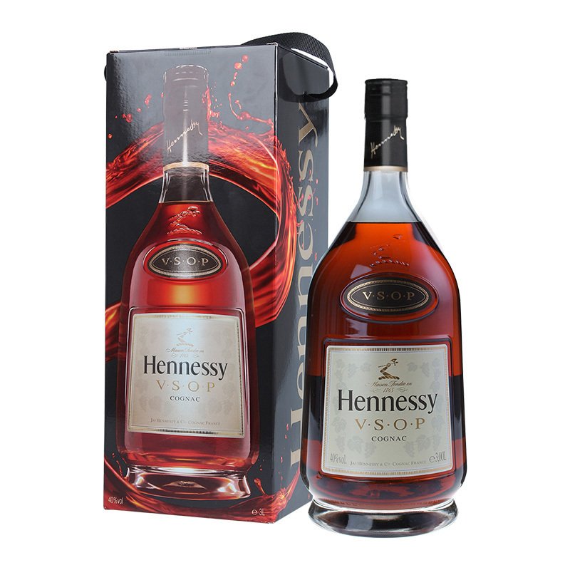 【大瓶更好喝】 宝树行 轩尼诗VSOP3000ml Hennessy干邑白兰地 法国原装进口洋酒