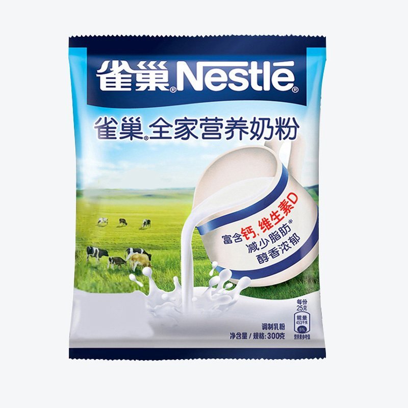 雀巢(Nestle)全家营养甜奶粉300克