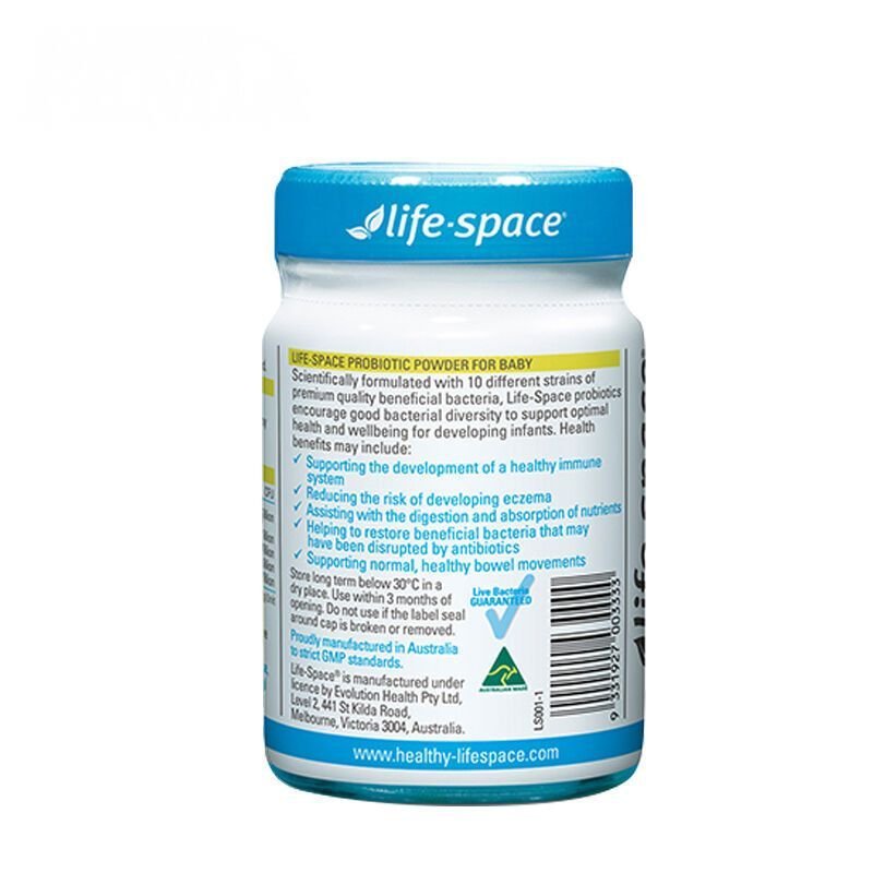 【2瓶装】澳洲 Life space 婴幼儿益生菌粉 60g 调理肠胃助吸收