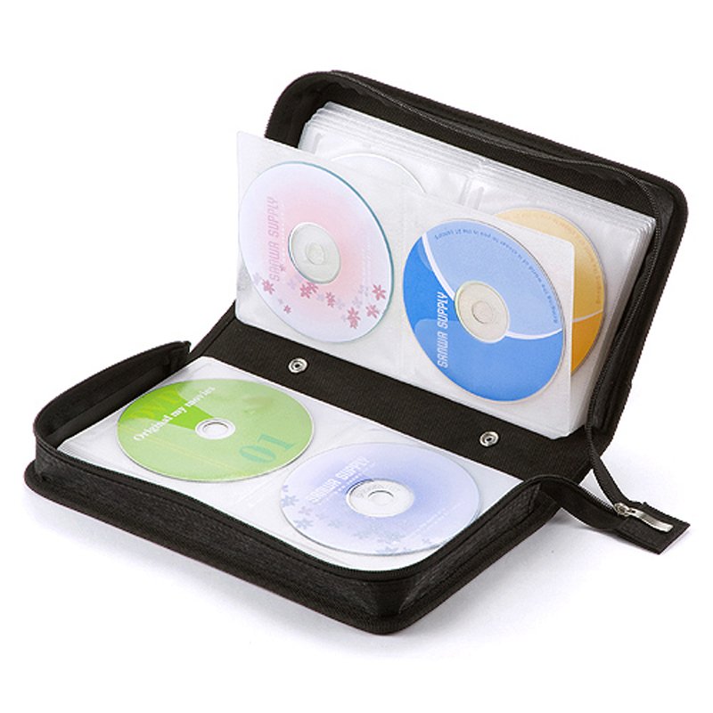 日本山业（Sanwa supply)96片装大容量CD/DVD包/便携式碟片包/大容量DJ用CD包200-FCD028