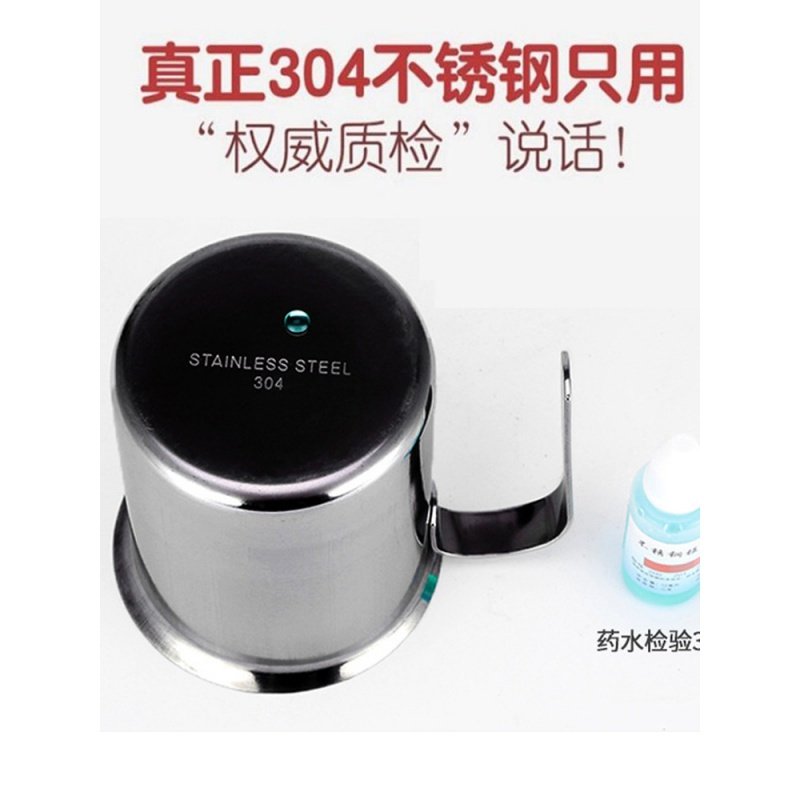 手动双层打奶泡器牛奶打泡打奶器奶泡壶咖啡奶泡机304加厚不锈钢时光旧巷奶泡机 送拉花针+拉花模具2片