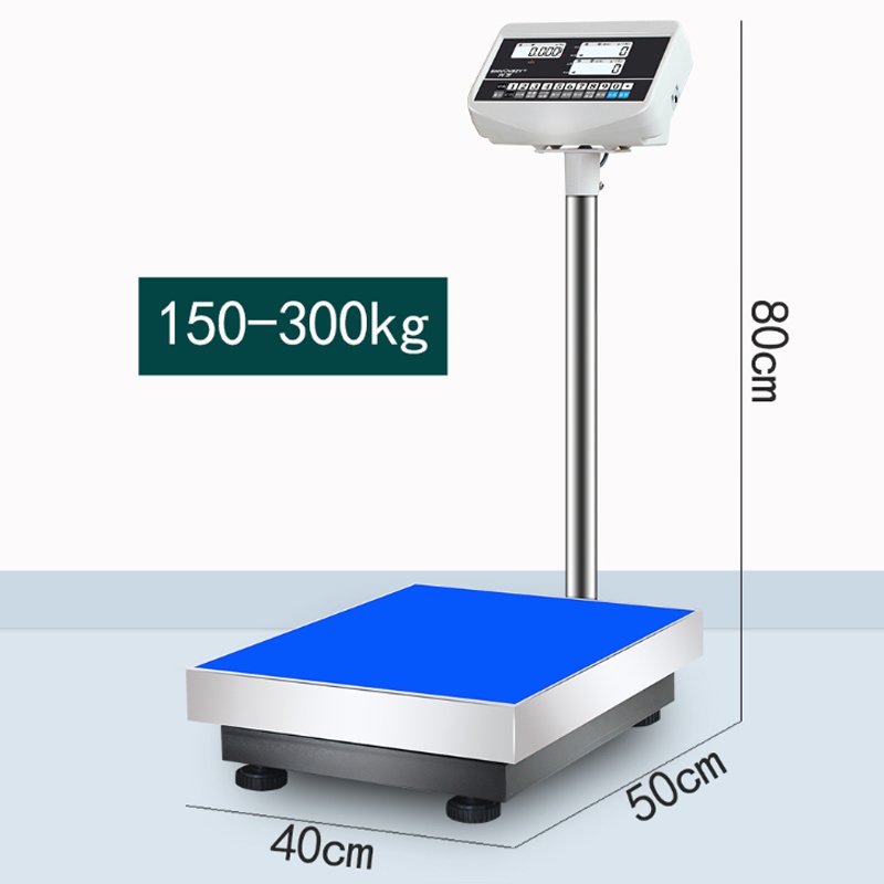 电子秤100kg计数秤高精度台秤150公斤商用计价秤300kg精准电子称 量程100kg精度1g【台面30*40】